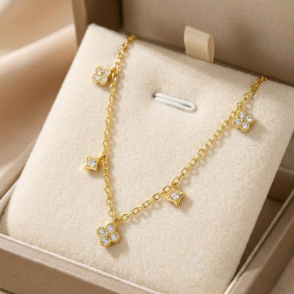 Mini Diamond Over Necklace
