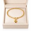 Auric Heart Chain Bracelet