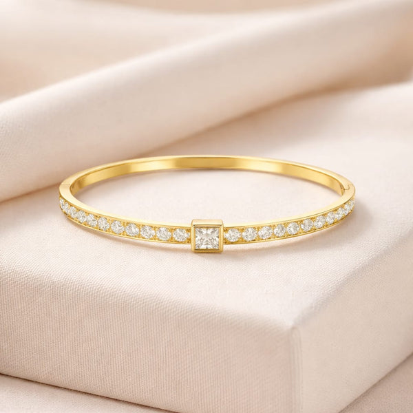 Cube Crystal Crown Bracelet