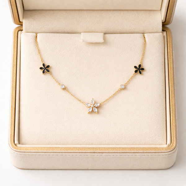 Bloomy Crystal Necklace