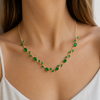 Emerald Tulip Necklace