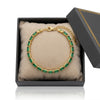 Emerald Starlight Ribbon Bracelet