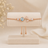 Blue Tulip Adjustable Bracelet