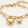 Heart Link Chain Bracelet