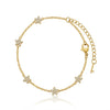 Star Charm Stud Bracelet