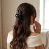 Leather Bow Miu Hair Claw hair claw clip – alternate angle