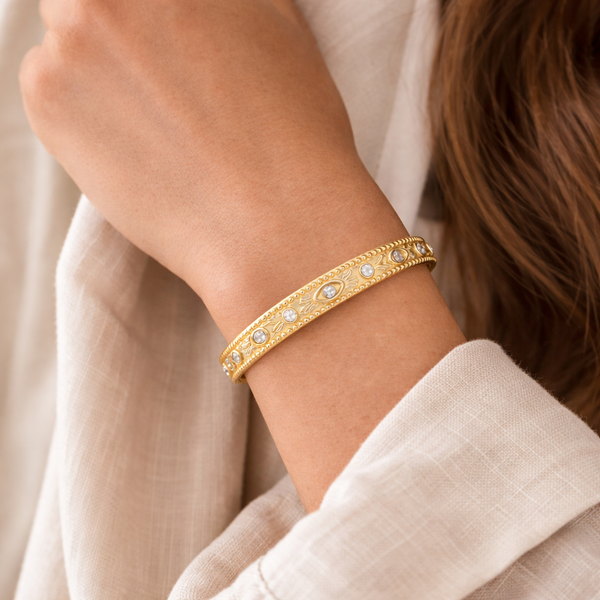 Gold embellished bracelet