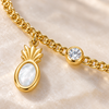 White Pineapple Luxe Bracelet