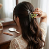 Ribbon Bow-Shaped Hair Claw Clips – alternate angle