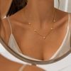 Crystal Wave Chain Necklace