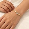 Studded Heart Beads Bracelet