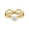 Dual Wave Ring Set