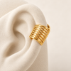 Gold Crescent Ear Cuff