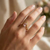 Pink Drop V Ring