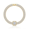 Crystal Crown Baguette Bracelet