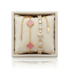Stone stud clover combo