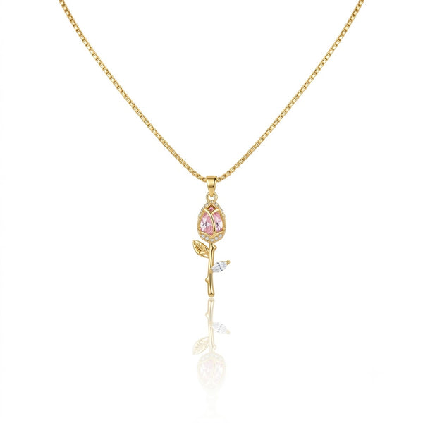 Studded Tulip Necklace