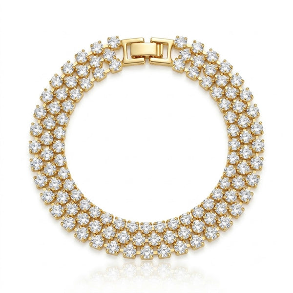 Nene Crystal Multilayer Bracelet