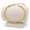 Twisted Wiper Chain Minimal Bracelet