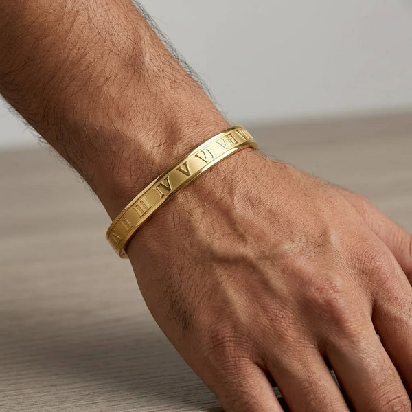 Vogue Roman Numeral Men’s Bracelet