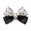 Polka Dot Bow Hair Clips