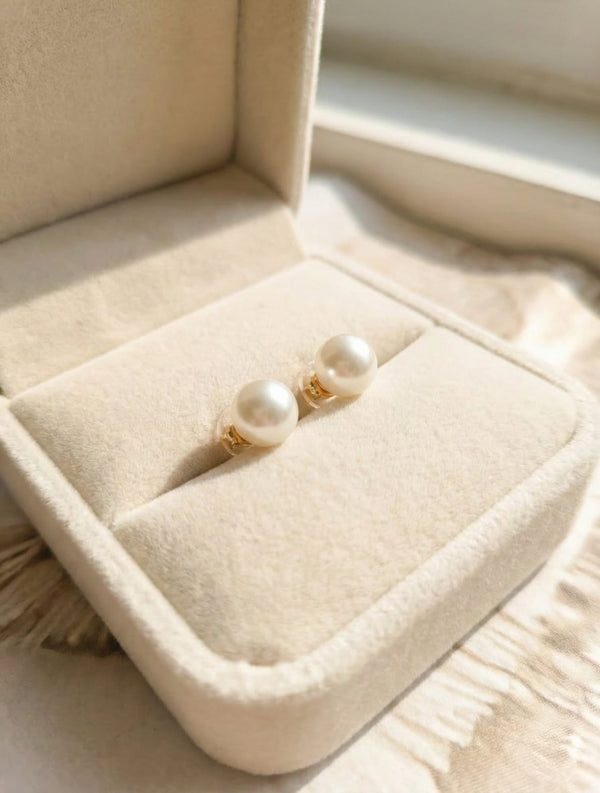 Pearl Stud Earrings
