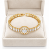 Luxe Baguette Charm Bracelet