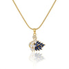 Blu Swan Pendent Necklace
