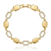 Hexa Alt Studded Link Bracelet