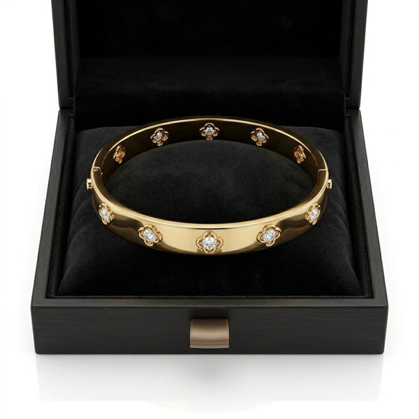 Flower Stud Bracelet