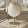 Rope 18K Gold Plated 6MM Men's Chain