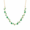 Emerald Tulip Necklace