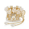 Embellished White Tulip Hair Claw – White hair claw clip for women by Fix My Hairs