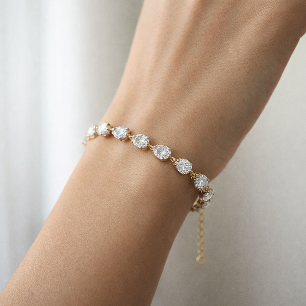 Crystal Chain Bracelet- TDC