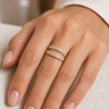 Spiral Studded Ring