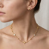 Crystal Star Necklace with Earrings