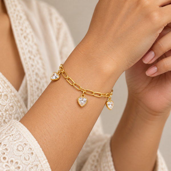 Heart Link Anklet