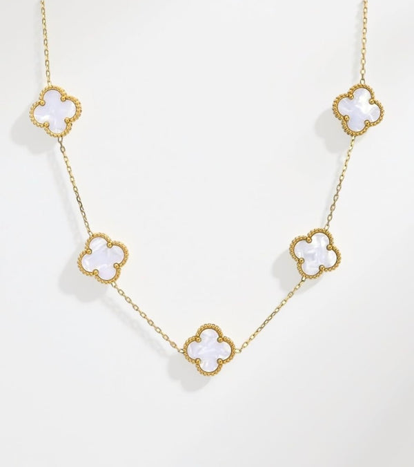 White Clover Necklace