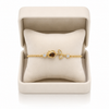 Brown Tulip Adjustable Bracelet