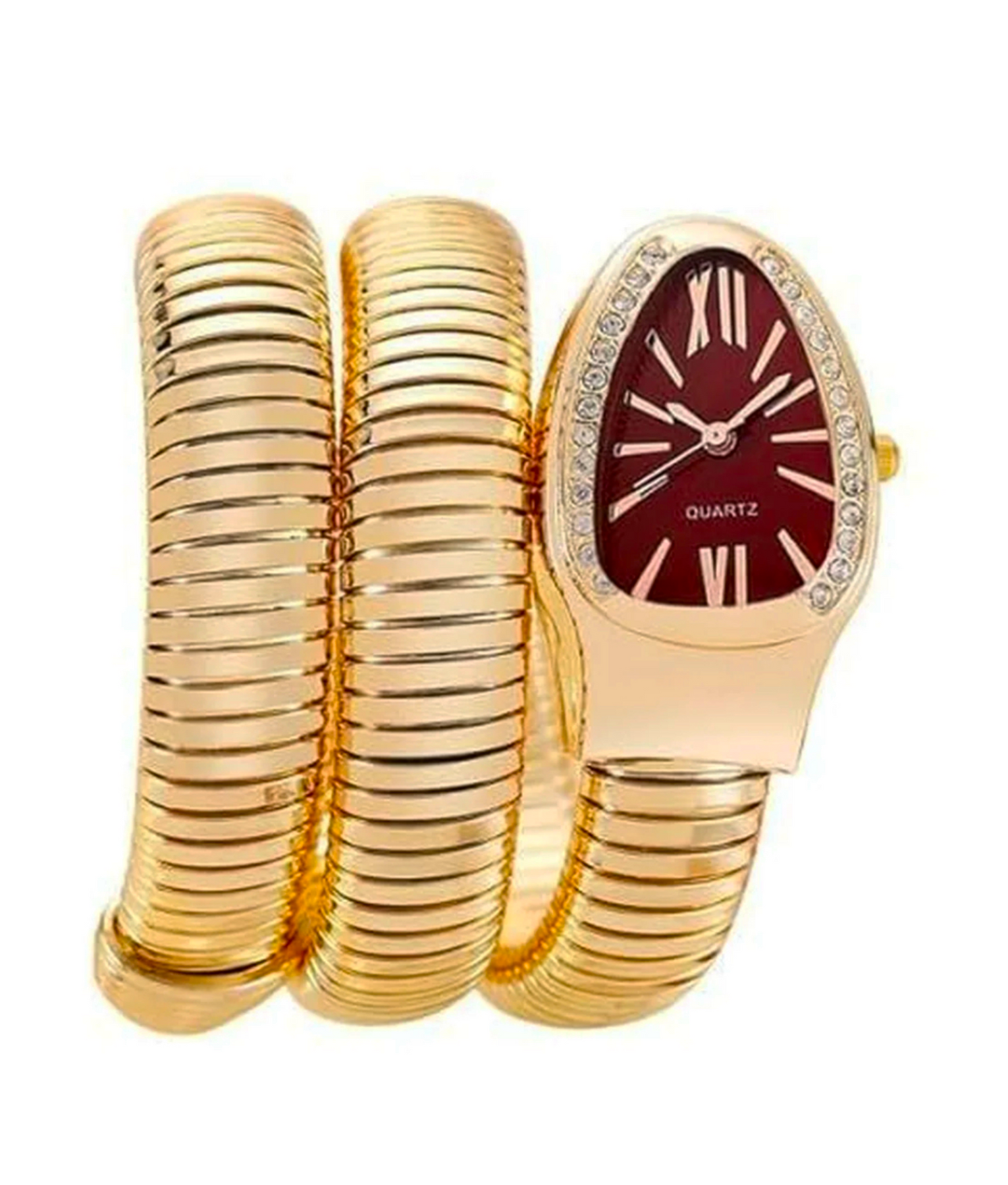 Red Dial Serpent Watch – House of Suniyara