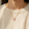 Marble pink Necklace