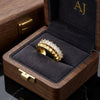 Stud Line Gold Ring