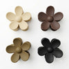 Close-up of the Flower-Shaped Hair Clips showing floral motif