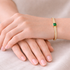 Emerald Crown Slimline Bracelet