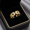 Studded Link Ring