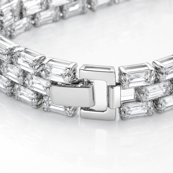 Silver Starlight Crystal Bracelet
