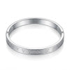 Roman Numerals Silver Men’s Bracelet