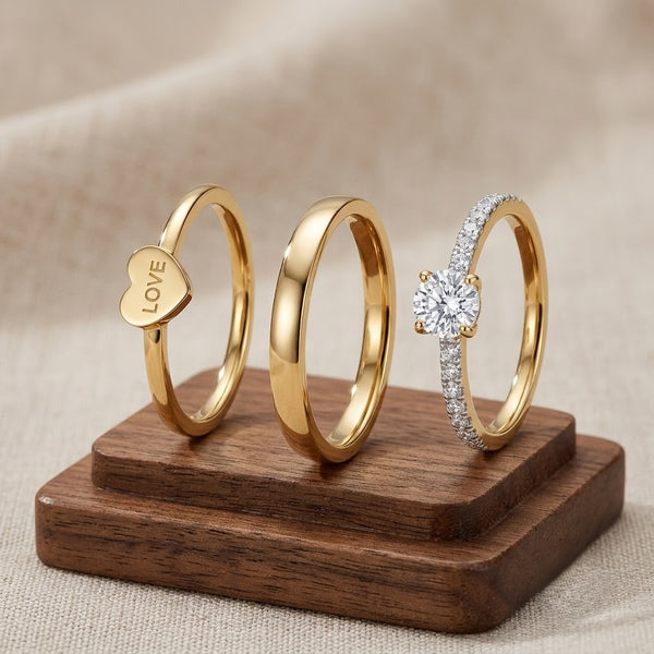 Crown Ring Set