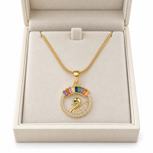 Swan Crystal Necklace