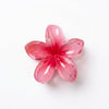 Pink Plumeria Flower Hair Clip – Pink hair claw clip for women by Fix My Hairs